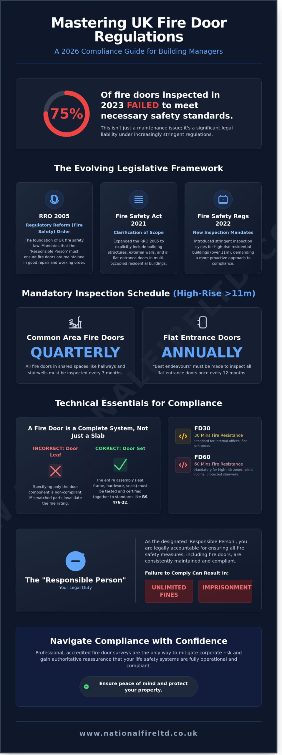 UK Fire Door Regulations: The 2026 Compliance Guide for Building Managers