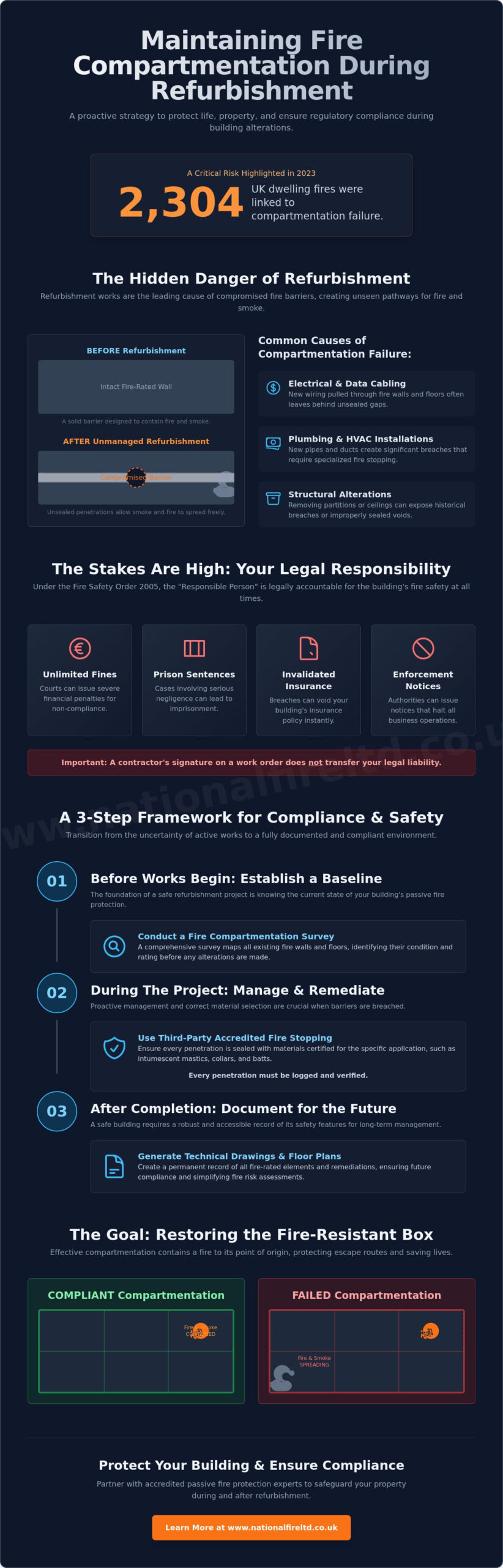 Maintaining Fire Compartmentation During Refurbishment: A Guide to Compliance