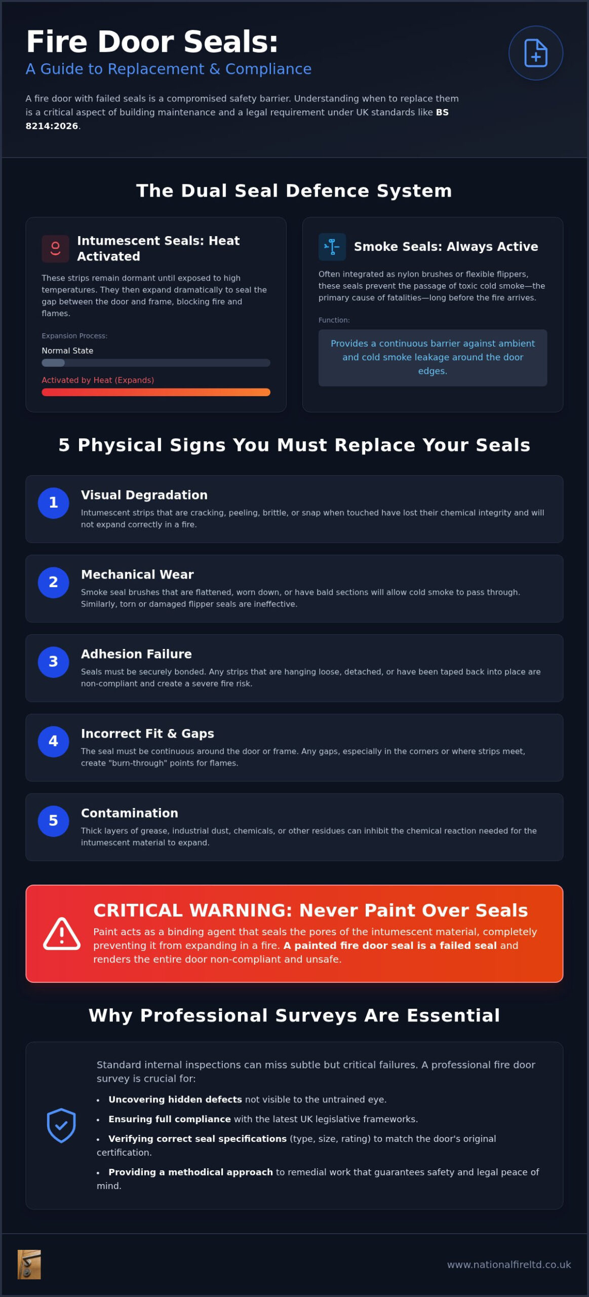Fire Door Seal Replacement: Compliance and Safety Guide