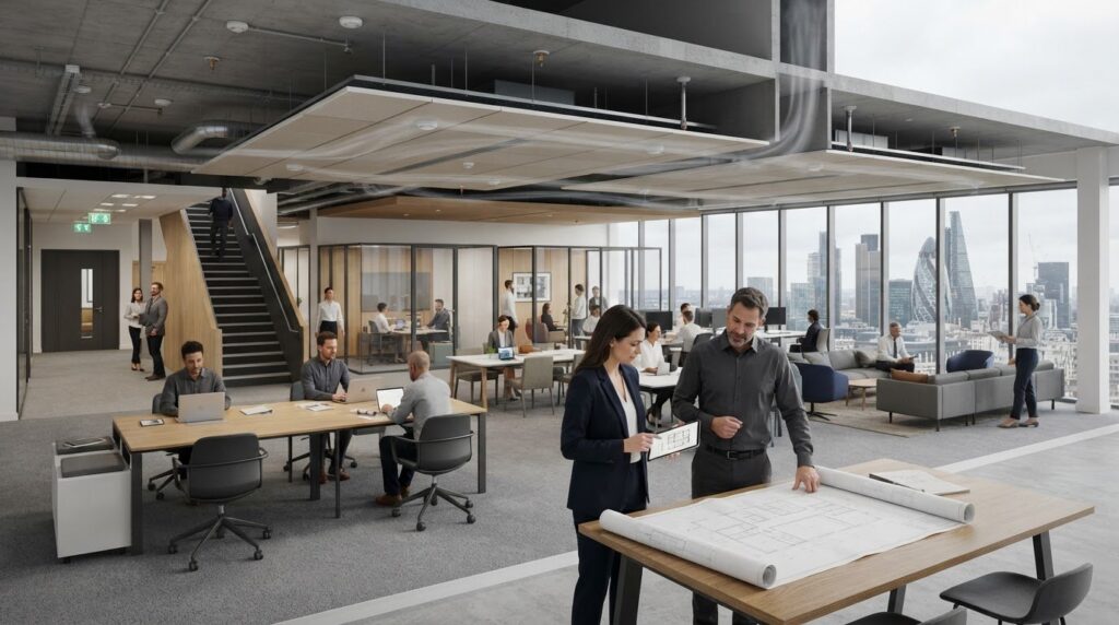 Fire Strategy for Open-Plan Offices: A Practical UK Guide